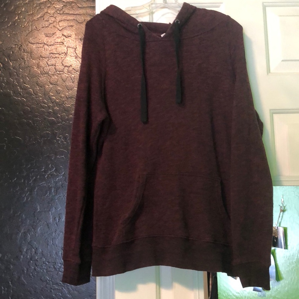 Knit hoodie